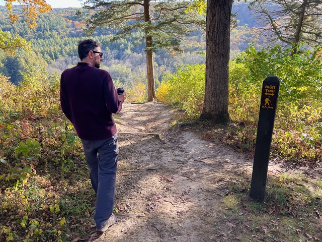 Goin to check out some views from the little paint bluffs