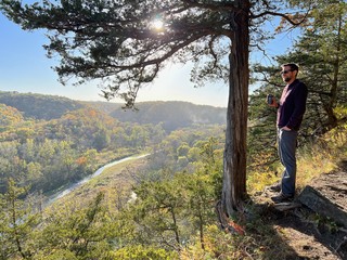 Hanging at the little paint overlook