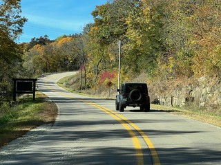 Driving through the driftless area in the fall is somethin special