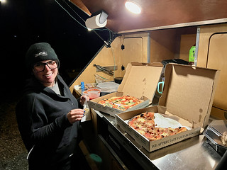 pizza - Pulled in late. Got takeout from Lincoln Wine Bar