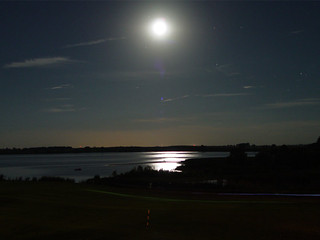 Moon from the golf course
