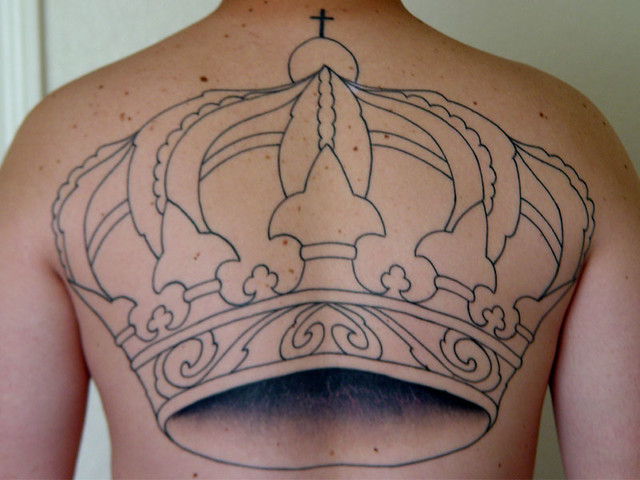 My tattoo the day before my second session