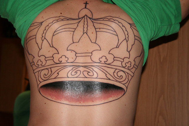 My tattoo about five hours afterward (photo by Nicole)