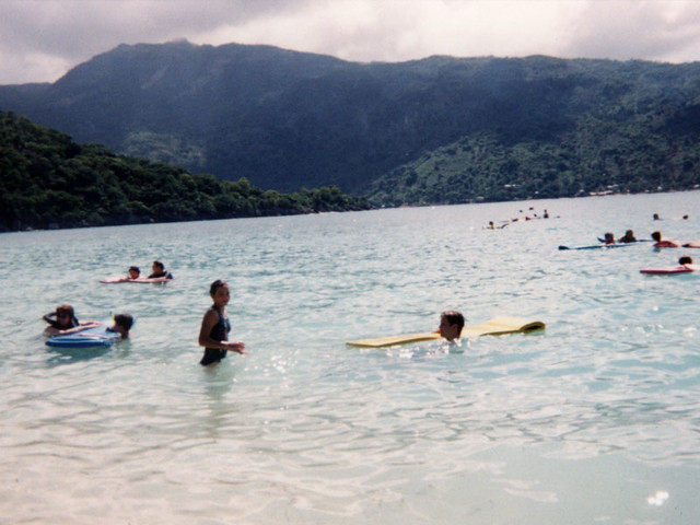 Hilary Hutton and I in Haiti