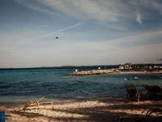 Cococay, Bahamas (and a parasailor)