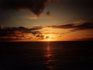 Sunset - Sunset over the ocean