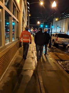 Walking around. Missing Chad