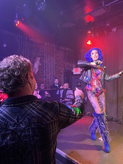 Dad lovin the drag show, ha