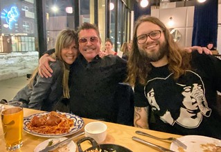 Dinner with Dad and Brian's friend