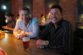 Grabbing a beer before dinner