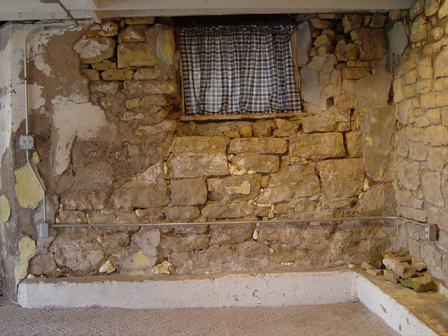 Limestone Wall - Before