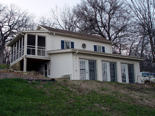 Dad's house from the front yard