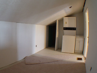 Guest Bedroom and Laundry - Before