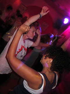 Dancing at Beauty Bar