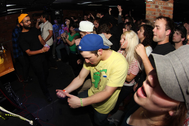 Some dude, gettin down