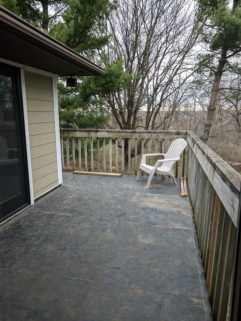 Another before photo of the deck