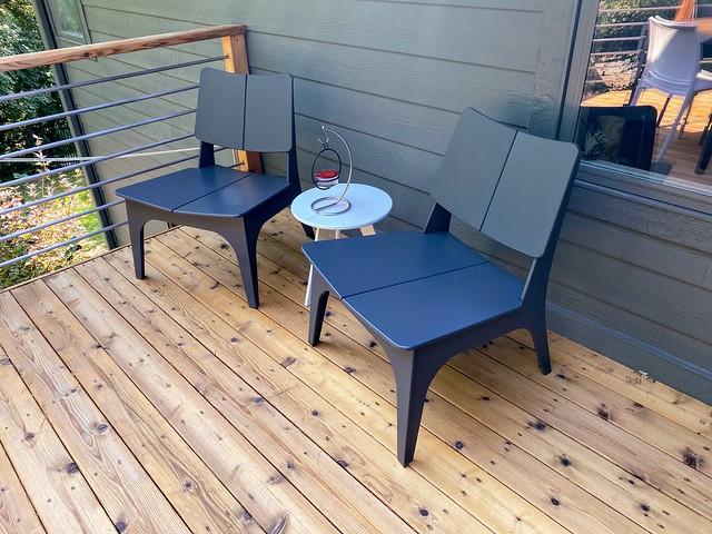 Deck lounge chairs