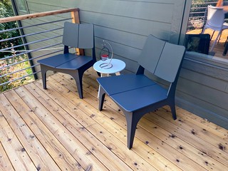 Deck lounge chairs