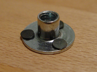 1/4-20 x 5/16 Threaded brad-hole brackets