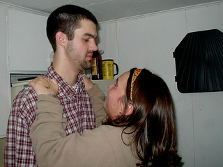 Kari and Josh getting to know each other