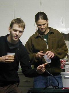 Tom, after almost being taken to jail for wrestling Josh outside