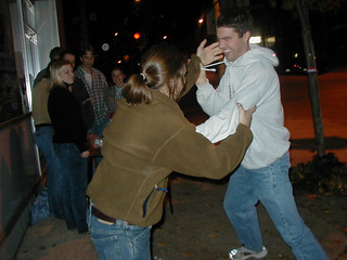 Josh and Tom goofing around