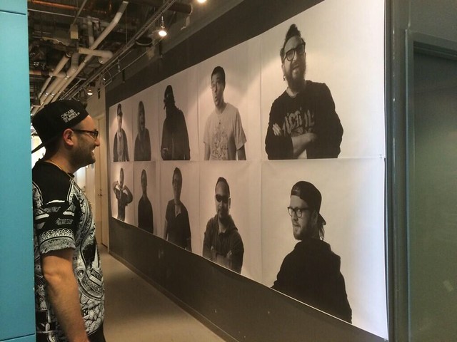 THAT FACE YOU MAKE WHEN YOU'RE LOOKIN AT Derek Brooks WHO IS LOOKIN BACK AT YOU. Photo by Clint James Ecker