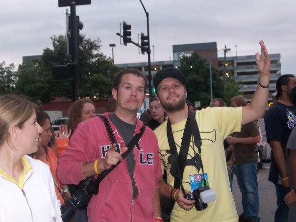 Zach and his friend Derrek Photo by Becca Adolphson