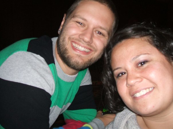 Me and Derek... in what I believe our only photo together ever Photo by Tia O'Brien