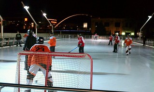 Broomball - Photo by Timothy Allen