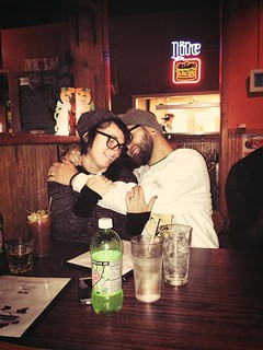 Derek Brooks and Kari Brooks - Nuzzling. Photo by Tia O'Brien