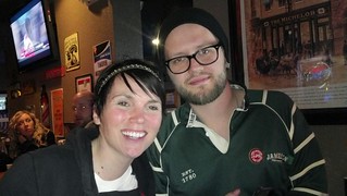 Derek Brooks and Kari Brooks - Happy fake st patty's day! Photo by Tia O'Brien