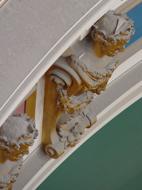 A 20 year old paper airplane on one of the gods