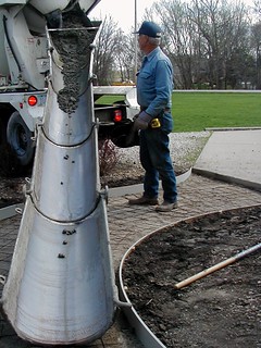 Grandpa and Cement Chute