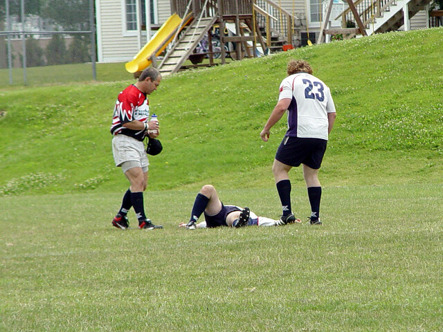 Ricky hit that dude - hard