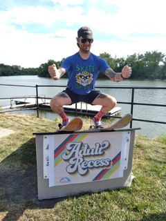 Great water ski form