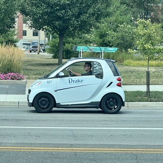 Auto - Look at this tiny ladder on this tiny smart car