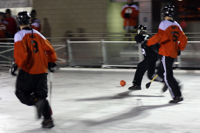 Trent bringing it down the ice