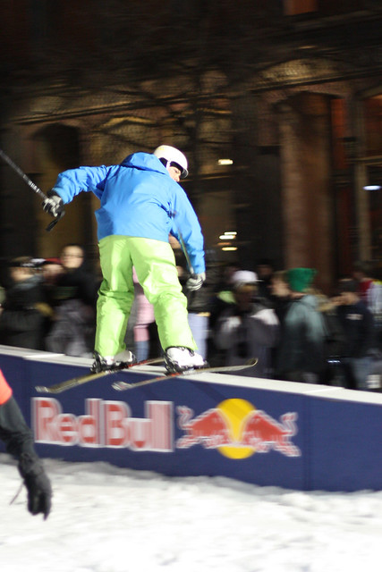Frontside the Redbull Box