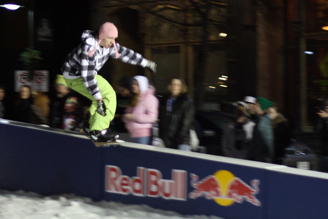Sliding the Red Bull Box