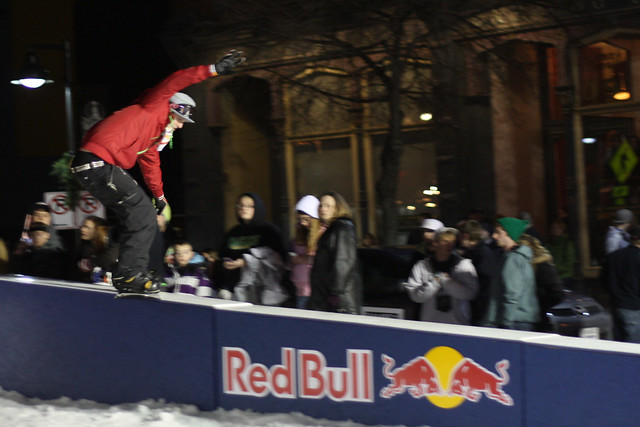 Sliding the Red Bull Box