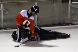 Broomball - Ice Monkey Fight