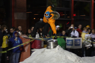 Snowboarding - Over the keg