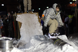 Snowboarding - Grinding the Kegs