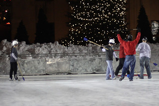 Broomball - Broomball at Brenton