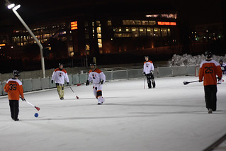 Broomball - The other team didn't show up.