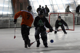 Broomball - hall vs. Leeper