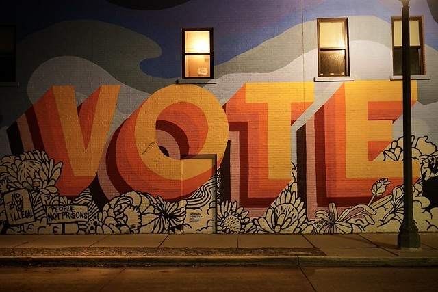 I know that higher turnout favors progress. I also know that the system is fucked. I wish that money didn’t control everything and that this call to action was taken more seriously.