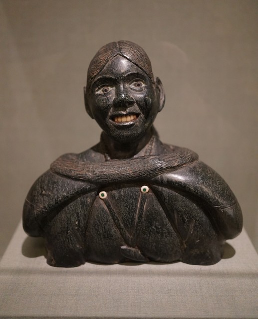 A wild sculpture with walrus Ivory