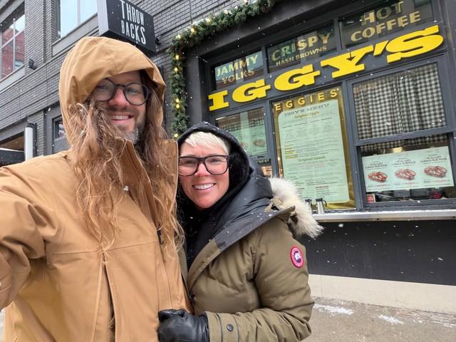 Waitin on some Iggy's in the snow